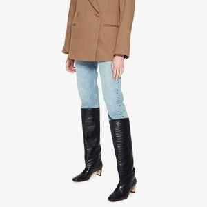 SOLD OUT Anine Bing Black Embossed Felicia Boot Size 37